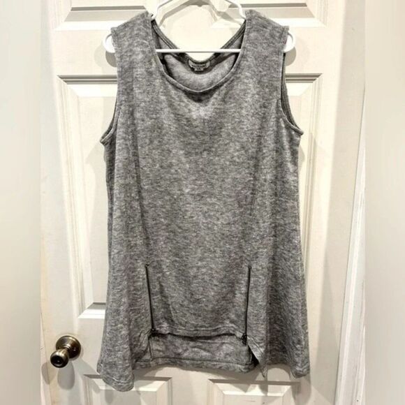 Simply Noelle Tunic with‎ Zippers High Low Hem size L/XL - Picture 1 of 6